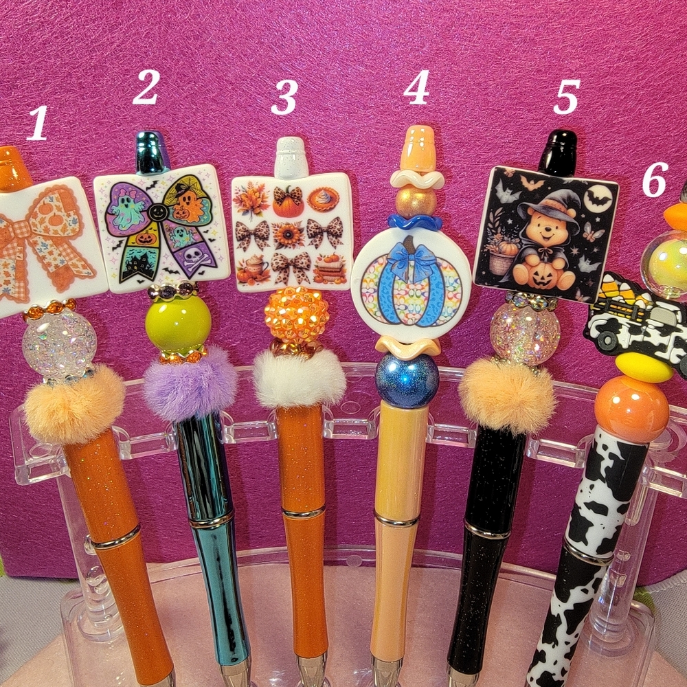 Fall Beaded Pens